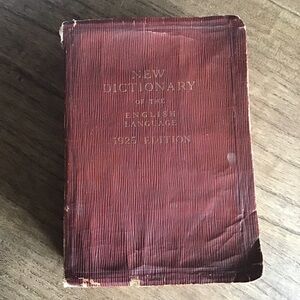 Antique 1925 Collier’s New Dictionary of the English Language